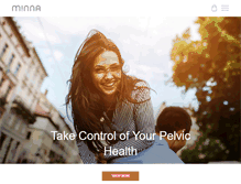 Tablet Screenshot of minnalife.com